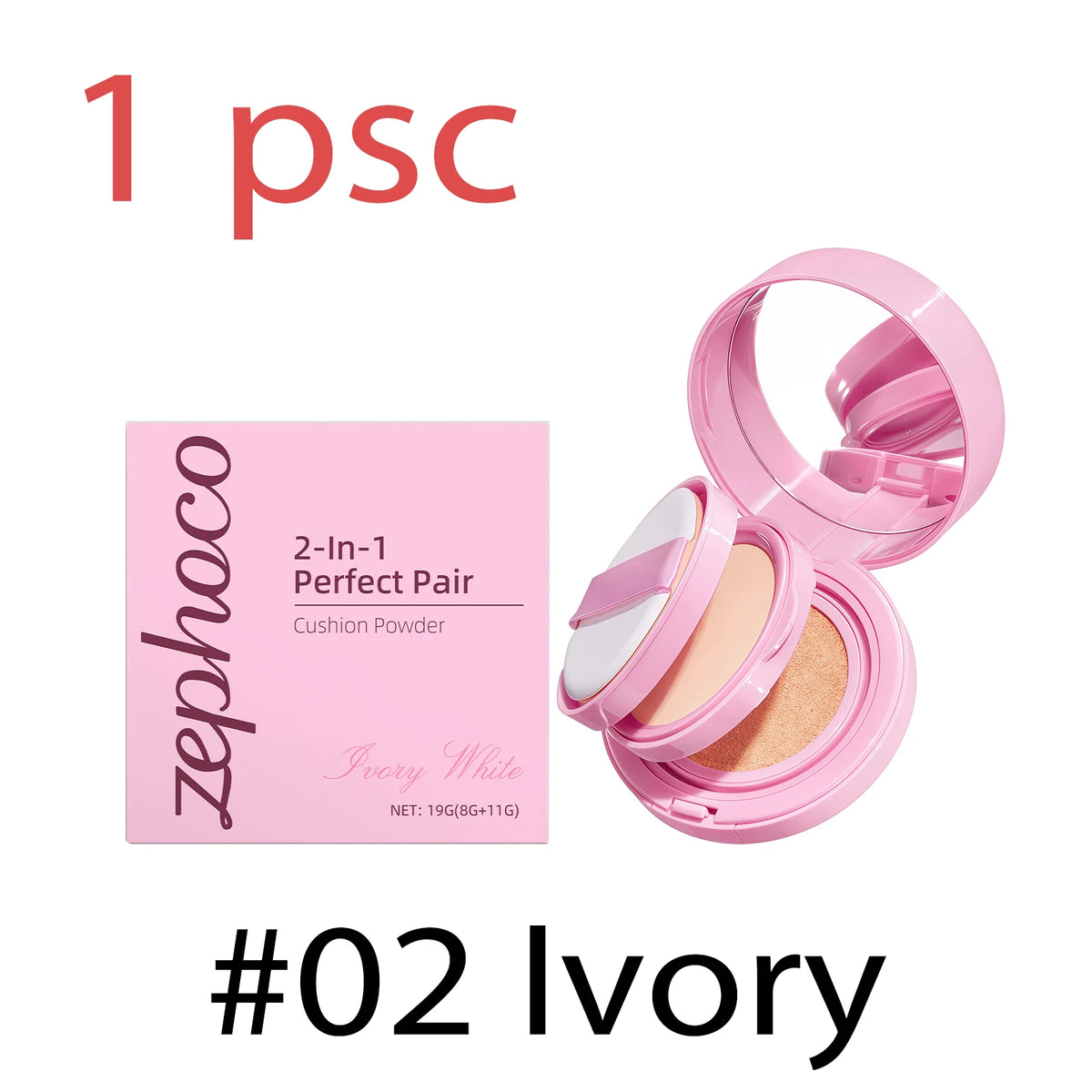 Cushion Foundation Oil Control Long Lasting Buildable Coverage Natural Finish Lightweight Portable 3 Shades - AliExpress 66