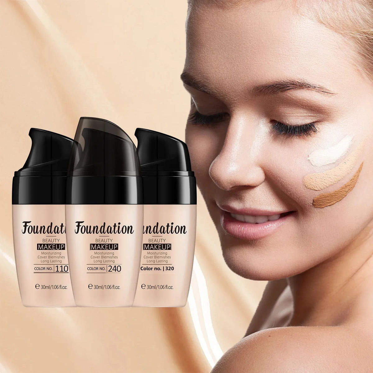 LAIKOU Long-Lasting Liquid Foundation Cream Waterproof Concealer Professional Matte Face Makeup Even Skin Tone Base Cosmetics - AliExpress 66