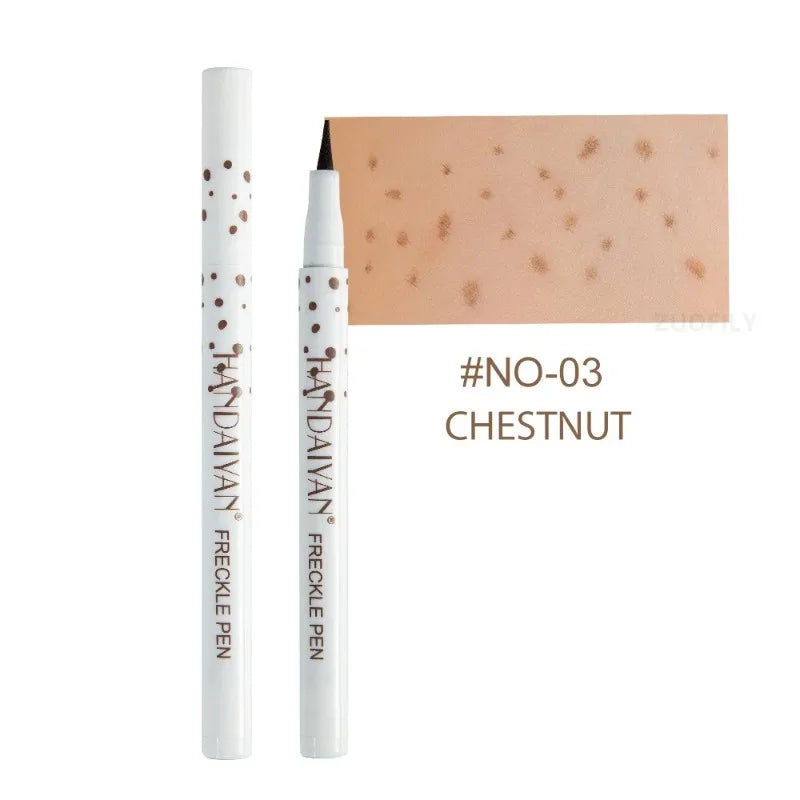 1PC Natural Freckle Pen Fast Drying Waterproof Lifelike Fake Freckles Pen Lasting Non-fading Dot Spot Pen Woman Makeup Cosmetics