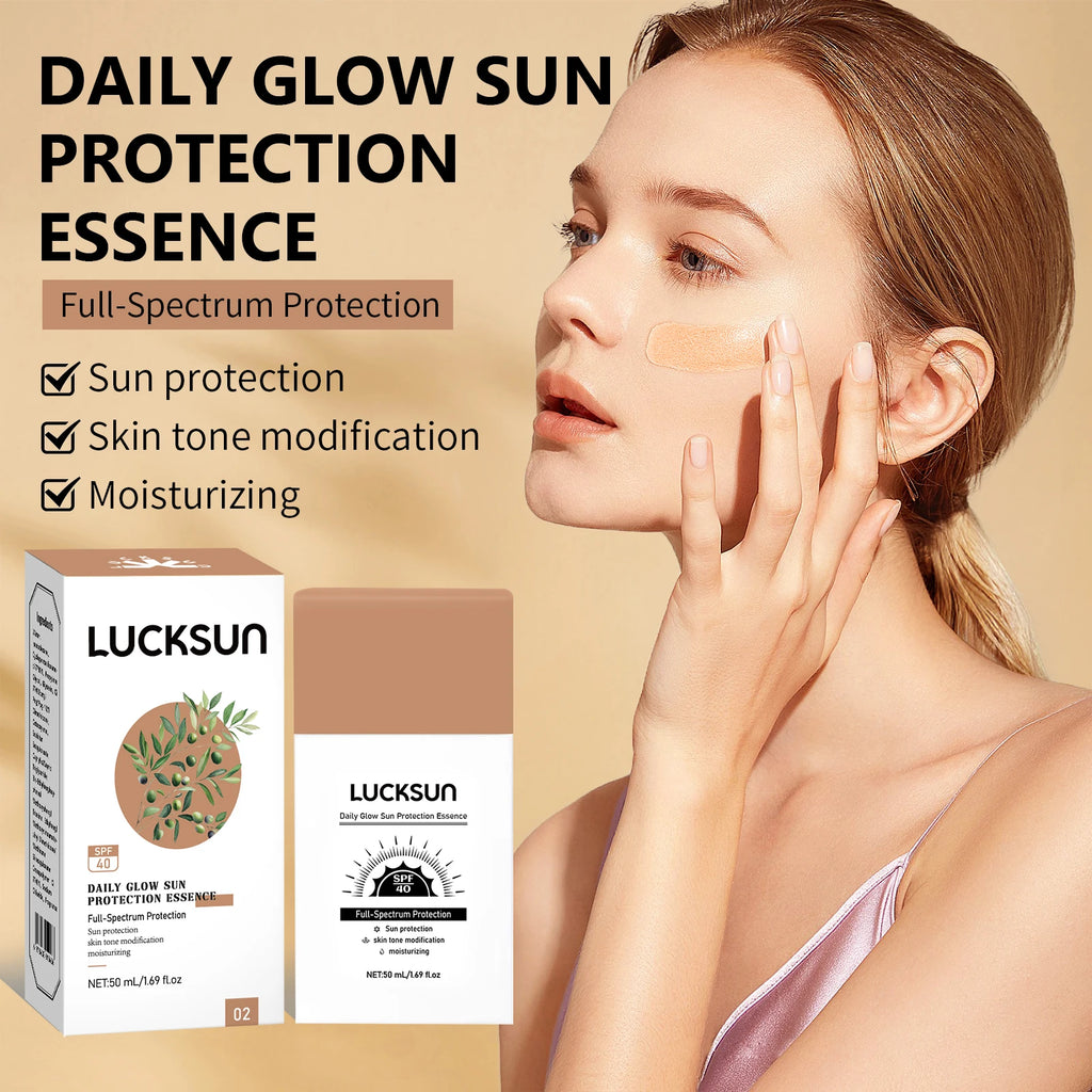 LUCKSUN Tinted Moisturizing Makeup Base Foundation 50ml Sunscreen Foundation SPF40 Makeup Base, 3 Shades Choices - AliExpress 66