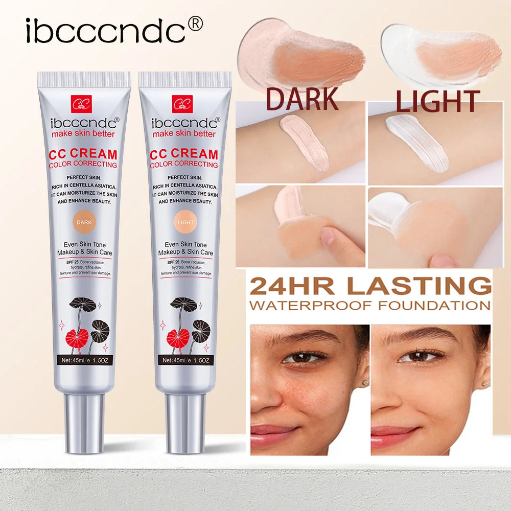 CC Cream Waterproof Moisturizing Correcting Anti-sweat Makeup Before Concealer Lasting Women Makeup Protect Skin Makeup - AliExpress 66