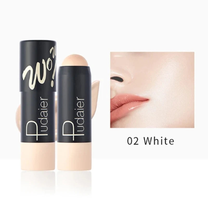 Full Coverage Lightweight Foundation Stick Contour Face Makeup Lasting Nude Foundation Base Hide Blemish Bronzer - AliExpress 66