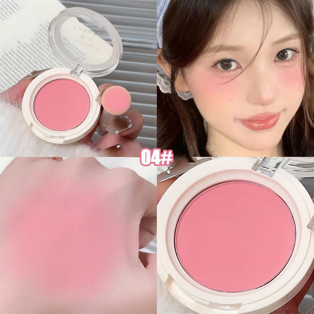 Monochrome Milk Peach Face Blush Pallete Mineral Pigment Cheek Blusher Powder Makeup Professional Contour Shadow Pink Blusher - AliExpress 66