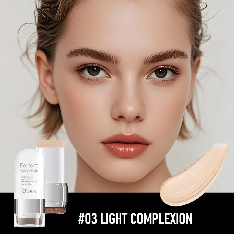 O'CHEAL Perfect Cover Stick Thin And Comfortable Concealer Foundation Cream Stick Instant Natural Waterproof Long-lasting Makeup - AliExpress 66