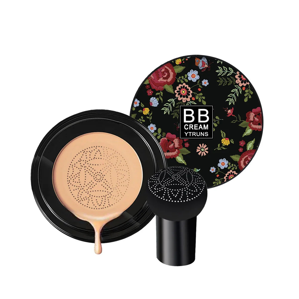 Mushroom Head Air Cushion BB Cream, Moisturizing Concealer Foundation, Brightening Natural Nude Makeup with Mushroom Puff - AliExpress 66