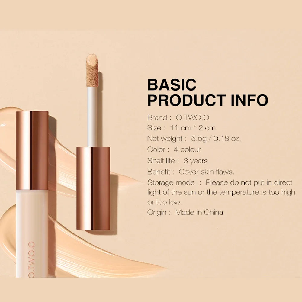 O.TWO.O Makeup Face Concealer Full Coverage Long Lasting Waterproof Liquid Base Eye Dark Circles Concealer - AliExpress 66