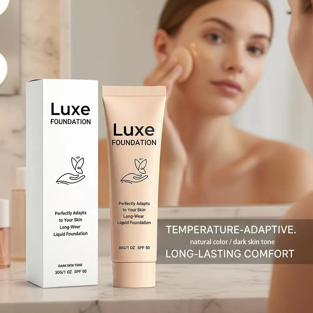 Color Changing Foundation BB Cream Skin Tone Adjustment LongLasting Lightweight Oil-Control For Smooth Skin Base Makeup