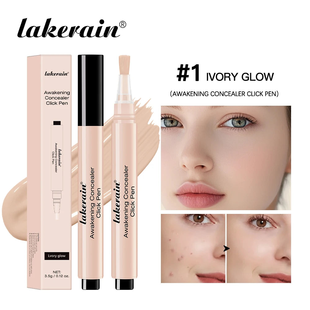 3 Colors Liquid Press Concealer Pen Detail Covering Acne Dark Circles Even Skin Tone Brightening Foundation Face Holding Makeup - AliExpress 66