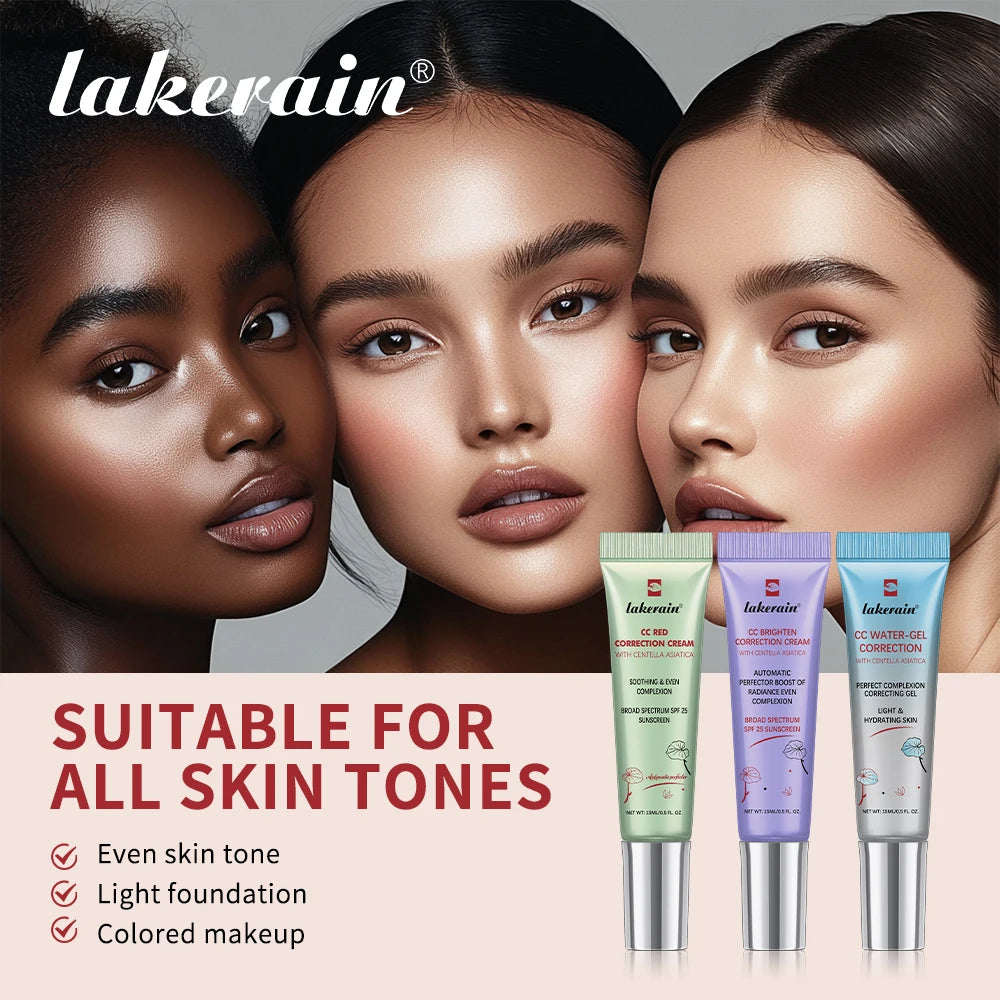 Lightweight Color Correcting CC Cream Primer Even SkinTone Moisturizing Base Makeup Natural Daily Facial Foundation Makeup Prime - AliExpress 66