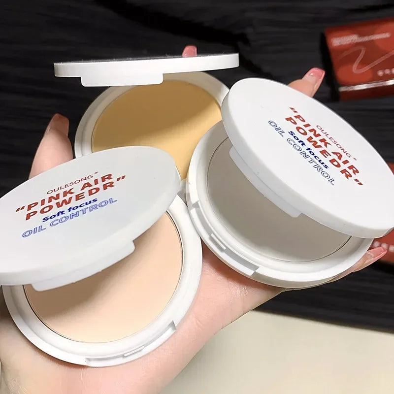 Pressed Powder Transparent White Brighten Oil Control Concealer Lasting Natural Face Makeup Setting Powder Waterproof Cosmetic - AliExpress 66