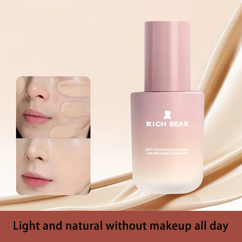 Richbear Airy Matte Foundation Hydrating Waterproof Sweatproof Oil Control Concealing Natural Luminous Holiday Gift - AliExpress 66