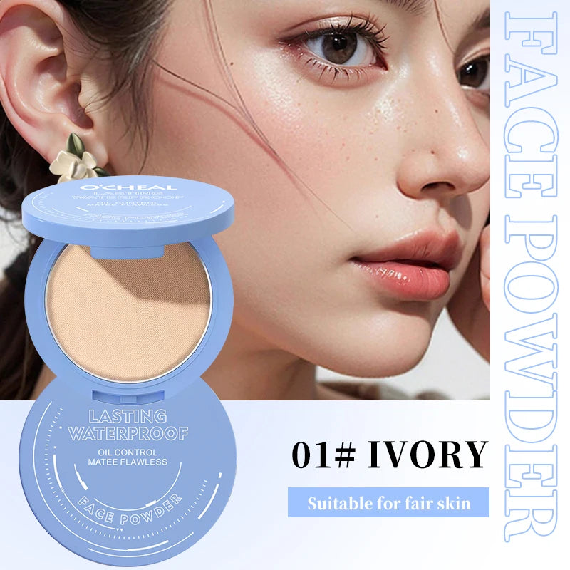 Concealer Setting Powder Compact Multi-Color Natural Drying Oil-Controlling Long-Lasting Waterproof Face Full Coverage Makeup - AliExpress 66