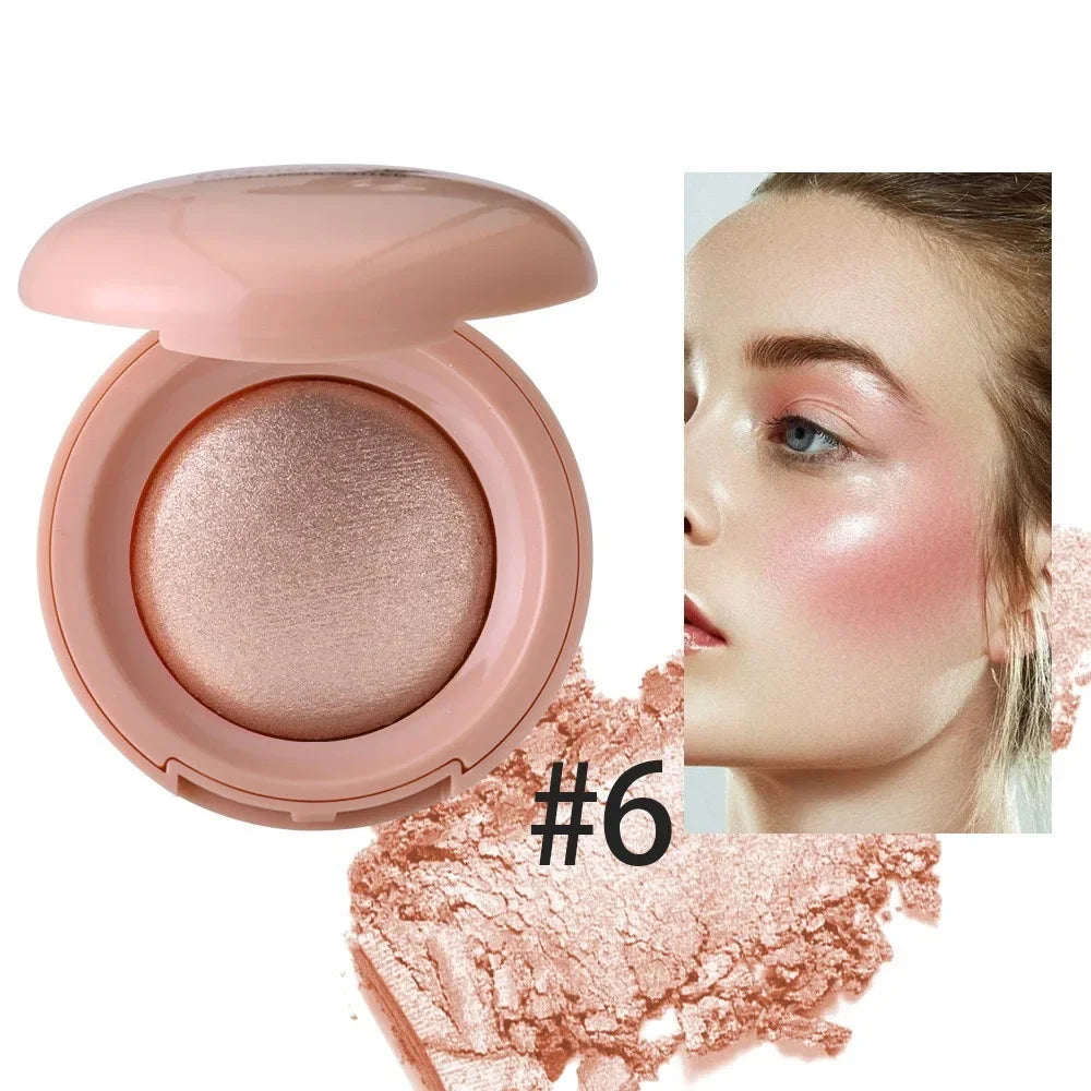6 Colors 3D Face Brighten Highlighter Smooth Texture Face Contour Pearlescent Shimmer Highlighter Palette Concealer Makeup Tool - AliExpress 66