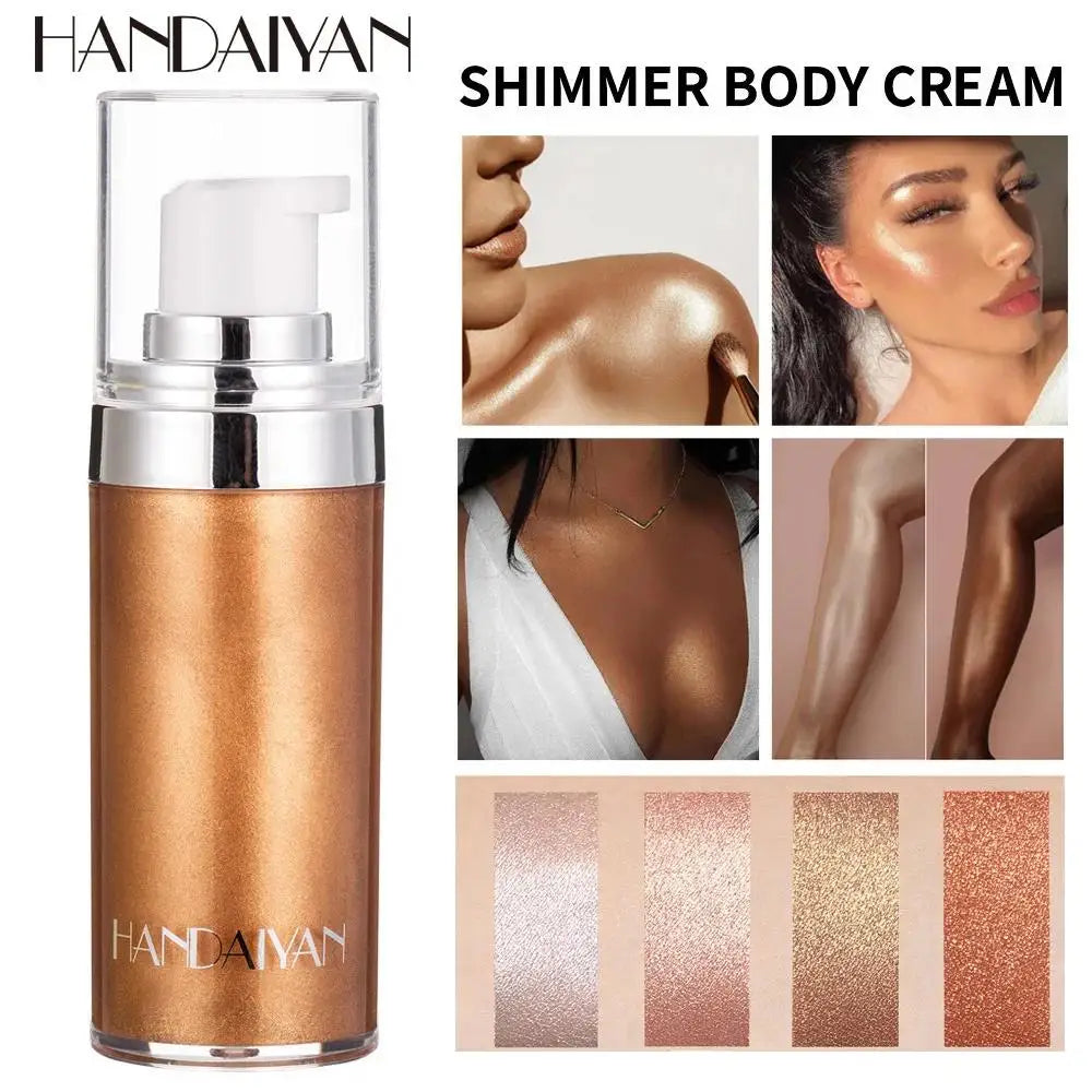 Long Lasting Liquid Highlighter Makeup Cream For Face Body Shimmer Glow Smooth Shine Cosmetics Foundation Enhancer - AliExpress 66