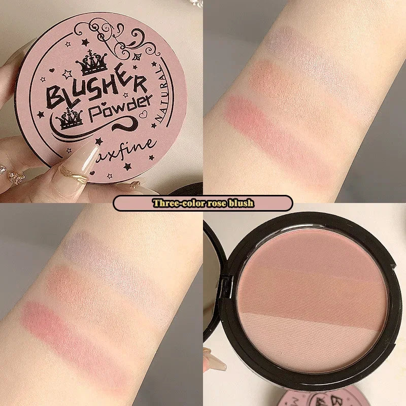 2/3 Color Bronzer Highlighter Palette Face Matte Brown Coffee Contour Shadow Powder Rose Pink Blush Highgloss Illuminator Makeup - AliExpress 66