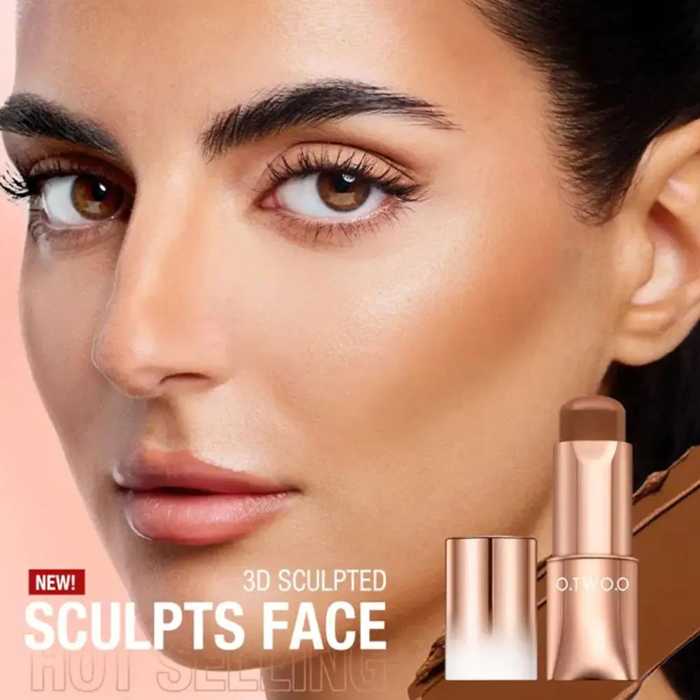 4 Colors Contour Stick Cream Long Lasting Lightweight Stick Face Concealer Bronzer Contouring Makeup Pen Easy to Sculpt