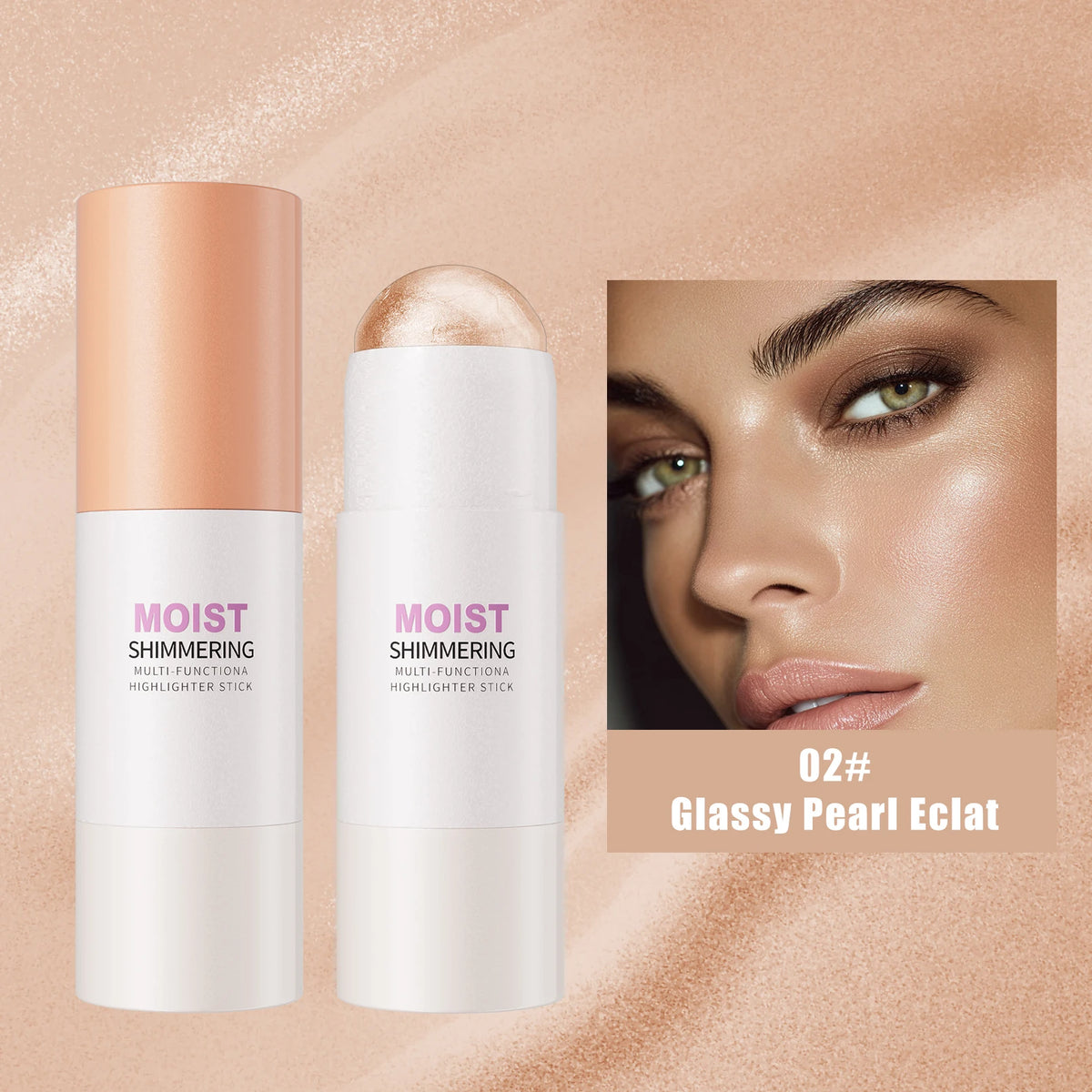 5 Colors Water Light High Gloss Stick Bronzer Shimmer Highlighter Blush Waterproof Face Contour Brighten Stereo Facial Makeup - AliExpress 66