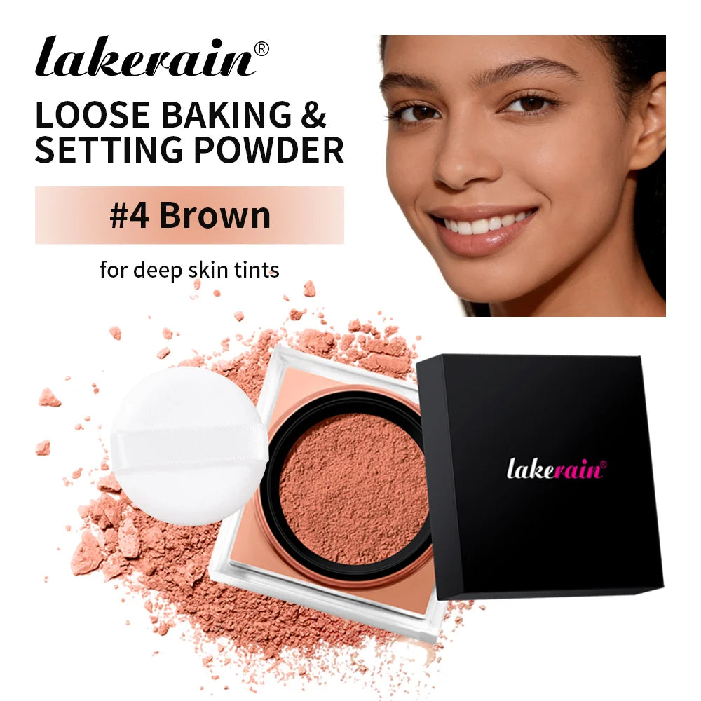 Loose Baking&Setting Powder and Puff Long Lasting Waterproof Oil Control Matte Setting Powder Natural Brightening Face Cosmetics - AliExpress 66