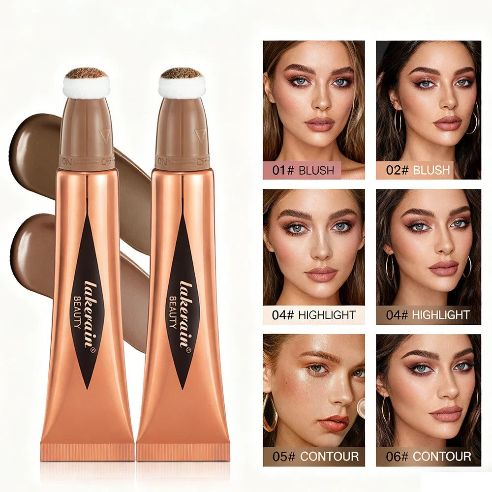 Multi-use Stick Bronzer Blusher Beauty Highlighter Blush Liquid Face Bronzer Natural Contouring Wand Stick Applicator Makeup - AliExpress 66