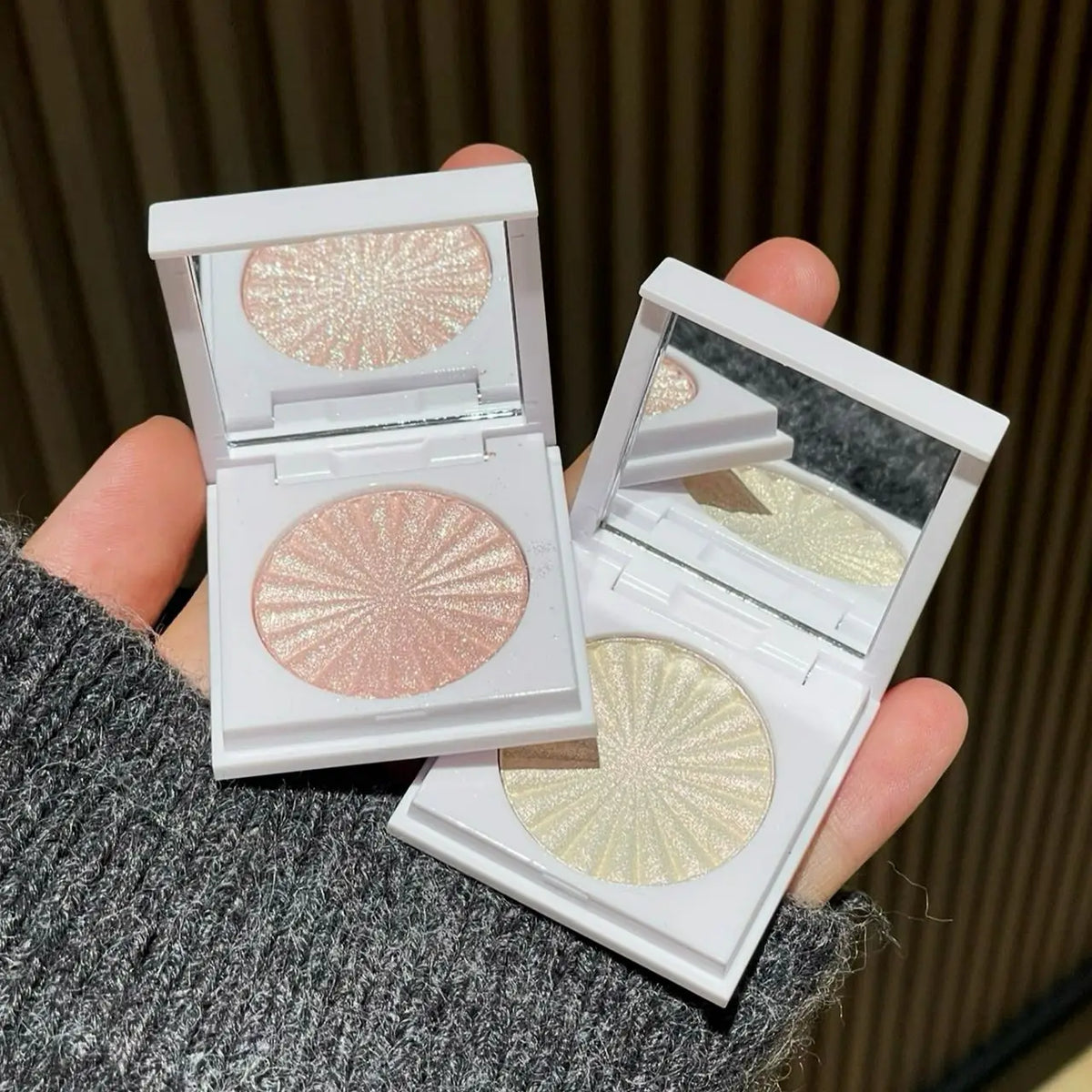 Soft Light Diamond Highlighter Shimmer Glow Face Illuminator Smooth Long Lasting Brightening Cheek Makeup Multiple Shades - AliExpress 66