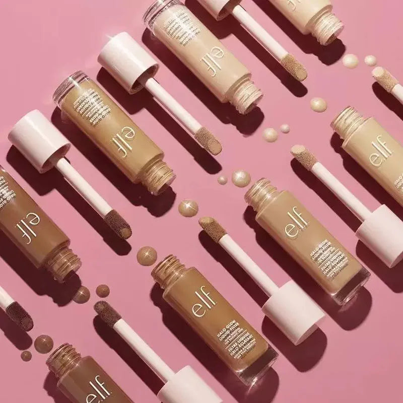 Elf 4 colors Foundation Liquid Lightweight Moisturizing Brightening Naturally Covers Makeup Primer Gel Based Hydrating Cosmetics