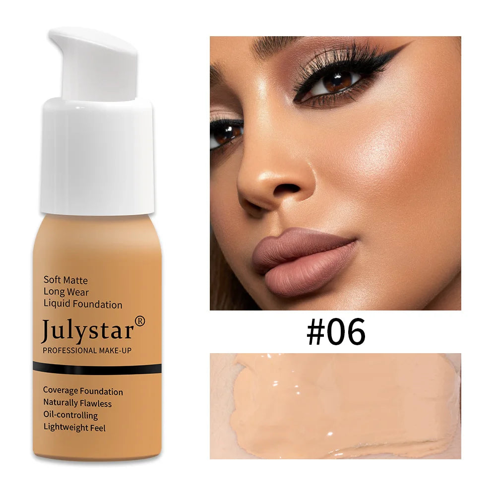 10 Colors Matte Liquid Foundation, Waterproof Long?lasting Lightweight Oil Control Concealer Facial Base Makeup - AliExpress 66
