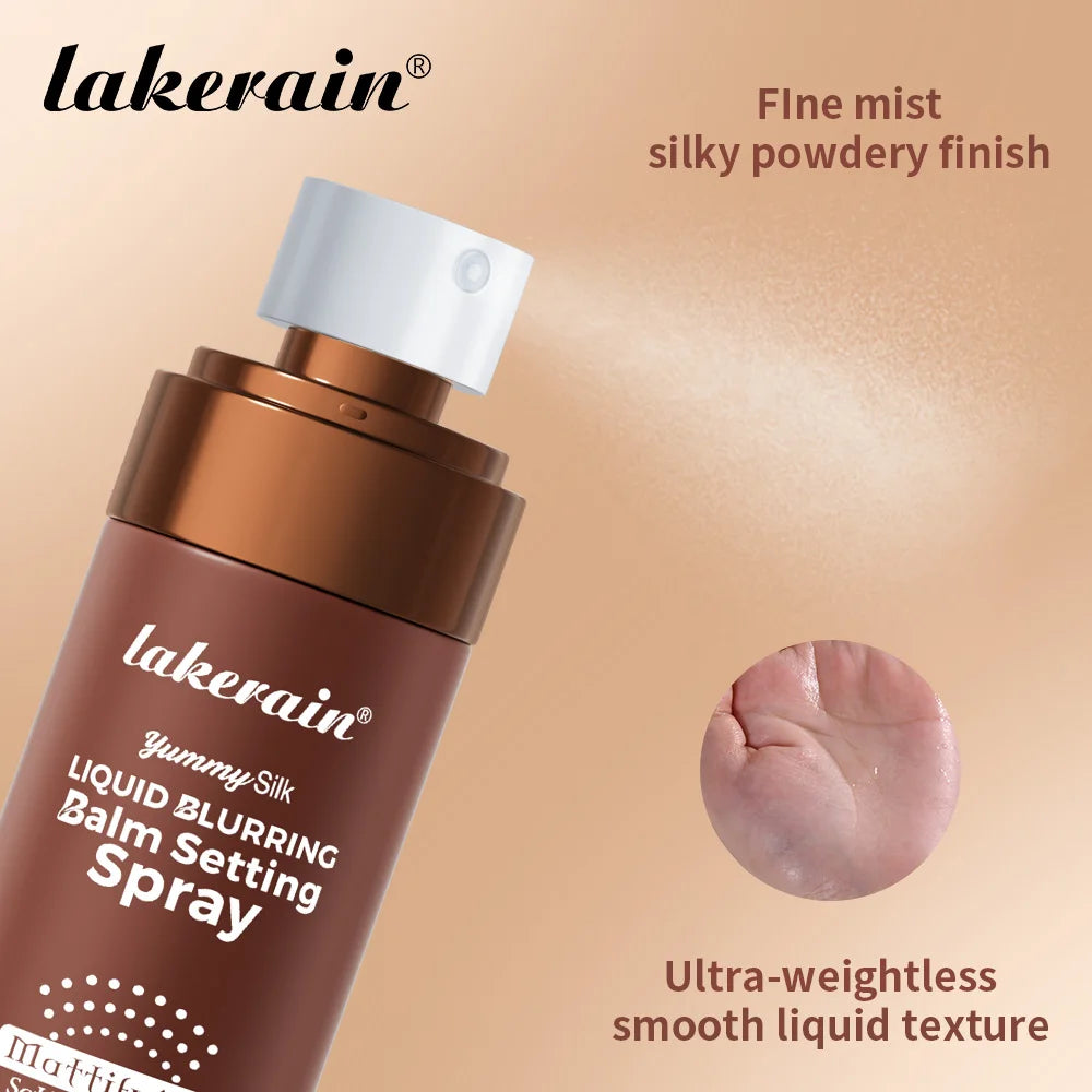 Lakerain Liquid Blurring Balm Setting Spray Long Lasting Moisturizing Repairing Oil Control Matte Blurred Finish Setting Spray - AliExpress 66