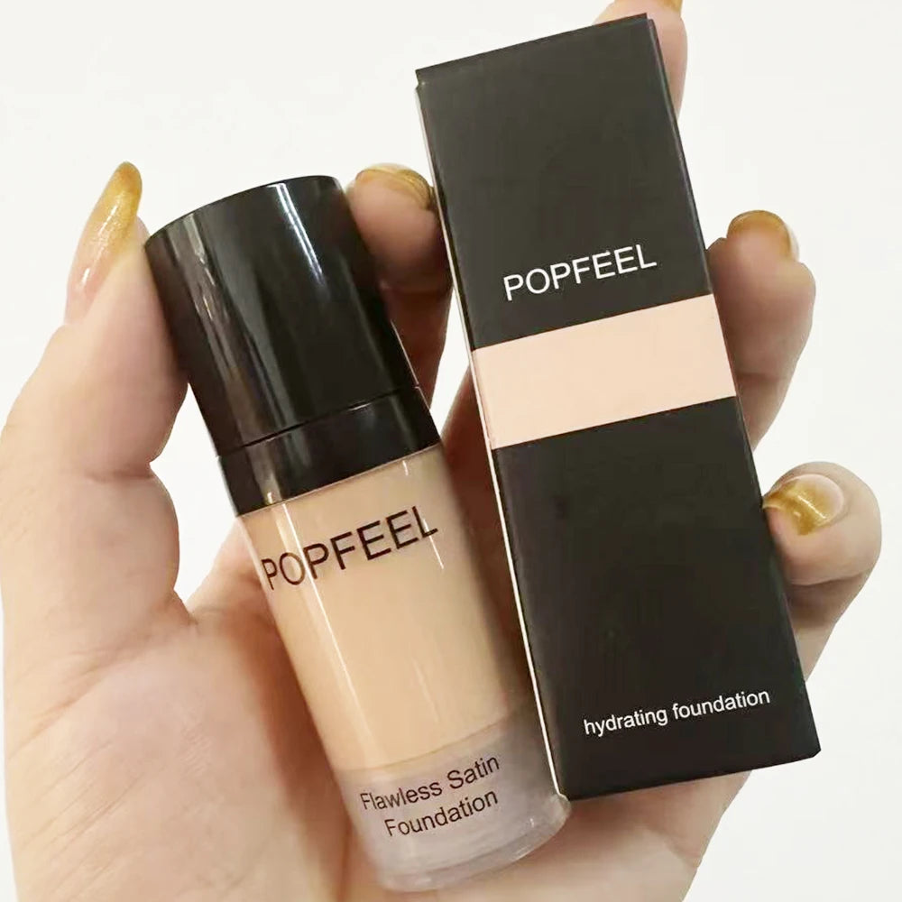 POPFEEL Flawless Satin Foundation, Full Coverage, Waterproof & Sweatproof, Long-Lasting for Perfect Base - AliExpress 66