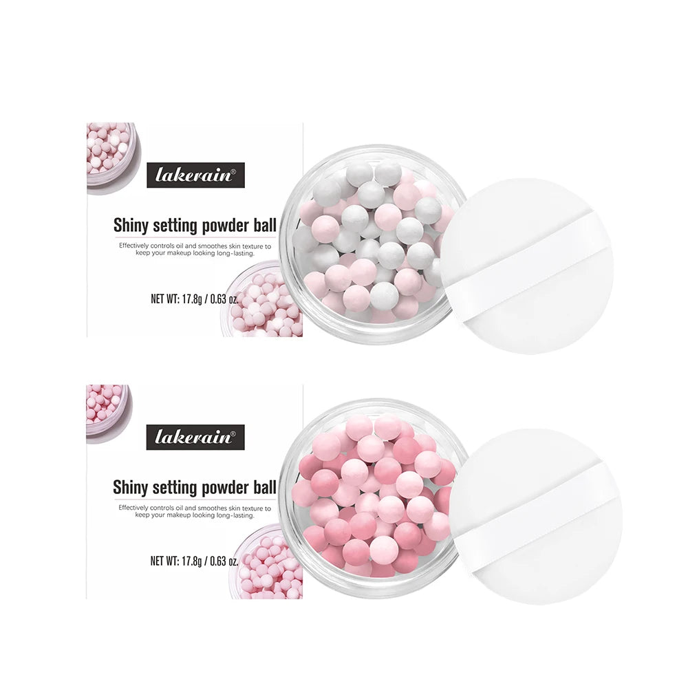 Pearl Ball Setting Powder Ball Face Ball Powder Matte Translucent Setting Powder Cosmetics Oil-control Velvety Lasting Makeup - AliExpress 66