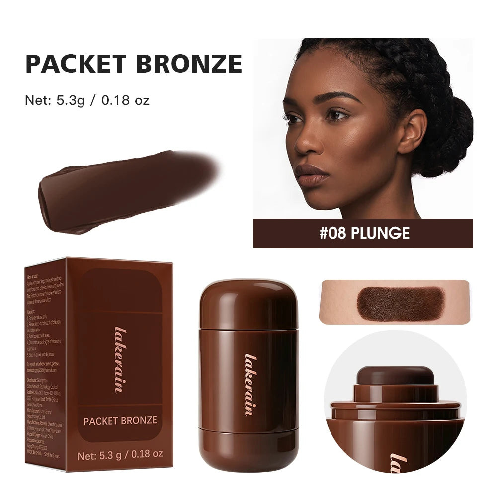 Cream Bronzer Stick Portable Creamy Light Non Sticky Texture Easy Blend For Face Contour Shaping Bronzing Makeup - AliExpress 66
