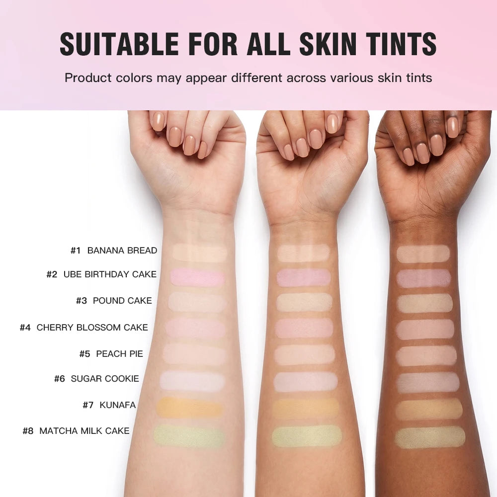Waterproof Long Lasting Loose Baking Setting Powder &Puff Matte Finish Oil Control Face Cosmetics Anti Sweat Oil Absorb Makeup