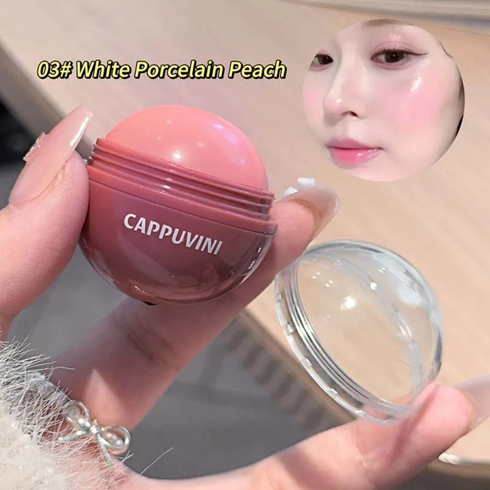 Juicy Blush Ball 3D Highlight & Natural Rosy Glow Long-Lasting Blush for a Flawless Makeup Lips & Rouge Face Brighten Contour - AliExpress 66