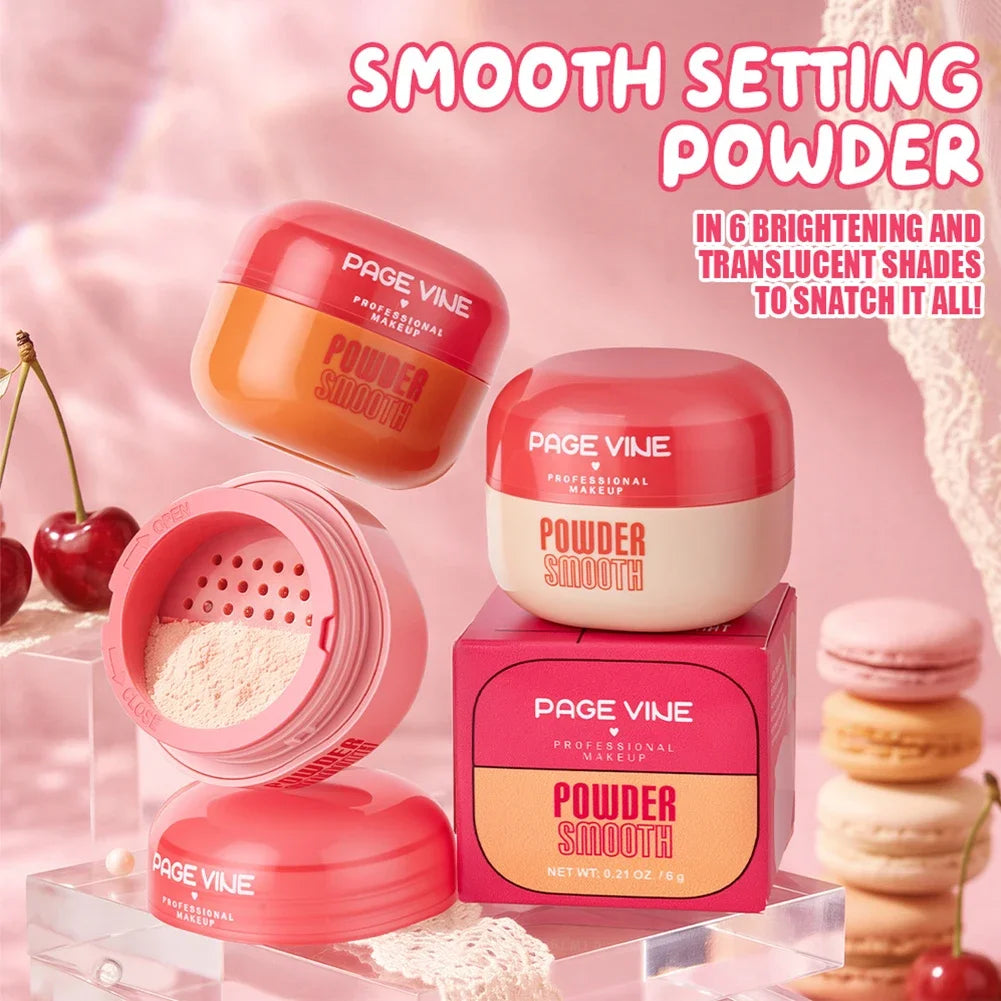 Natural Shade Waterproof Setting Powder Oil Control Matte Loose Powder Smooth Long Lasting Face Cosmetic for Women - AliExpress 66