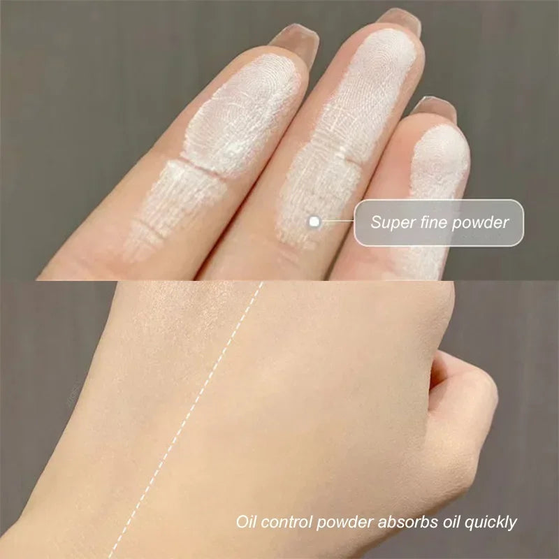 Pressed Powder Transparent White Brighten Oil Control Concealer Lasting Natural Face Makeup Setting Powder Waterproof Cosmetic - AliExpress 66