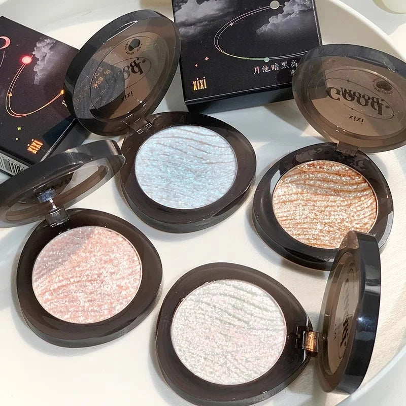 Potato Mud Texture Highlighter Makeup,Diamond Glitter Shimmer Pearlescent Portable Highlight Powder For Face Nose Eye Makeup - AliExpress 66