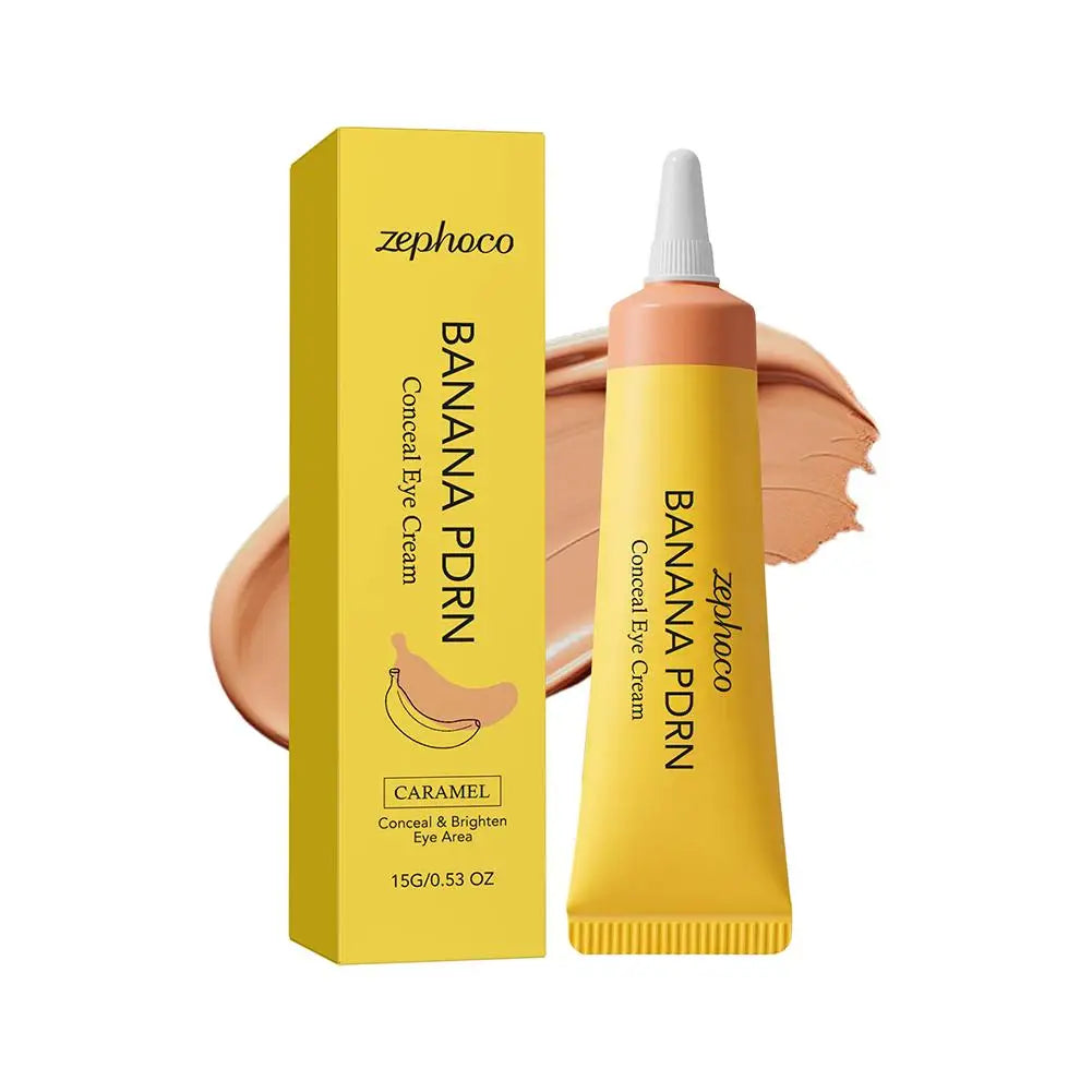 Premium Dark Circles Eye Concealer Banana Pdrn Cover Blemishes Brightener Lightweight Non-sticky Under-Eye Concealer Moisturizer