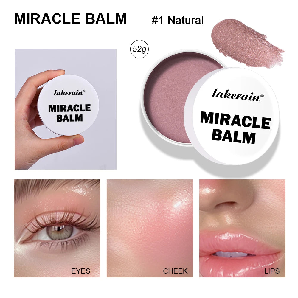 Miracle Balm Multi Glow Balm Cream Blush for Cheeks Blush Balm Face Makeup Radiant Finish Hydrating Creamy Lightweight Cosmetic - AliExpress 66