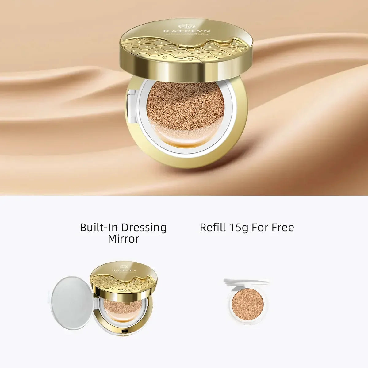 KATALYN Whitening BB Cream Foundation Cream for Face Makeup Concealer Air Cushion for Girl Make Up Facial Beauty