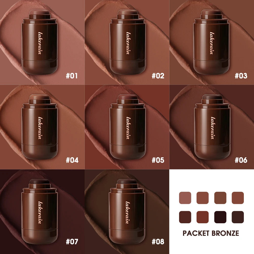 Cream Bronzer Stick 3D Face Contour Highlighter Brightening Smooth Sculpt Makeup Long-Lasting Blendable For All Skin Tones - AliExpress 66