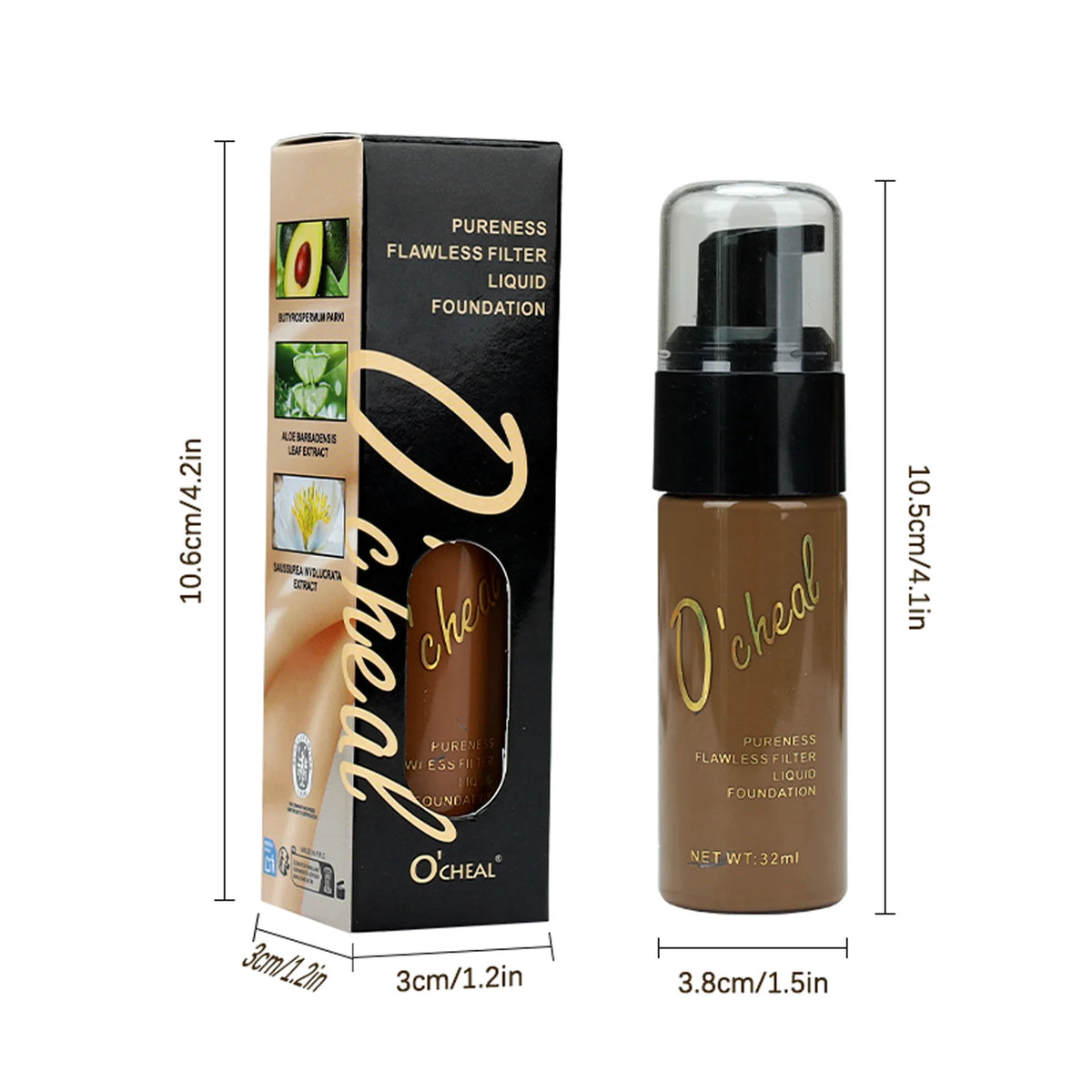 O'cheal Liquid Foundation Cream Oil-Control Matte BB Cream Concealer High Coverage Brighten Skin Waterproof Facial Cosmetics - AliExpress 66