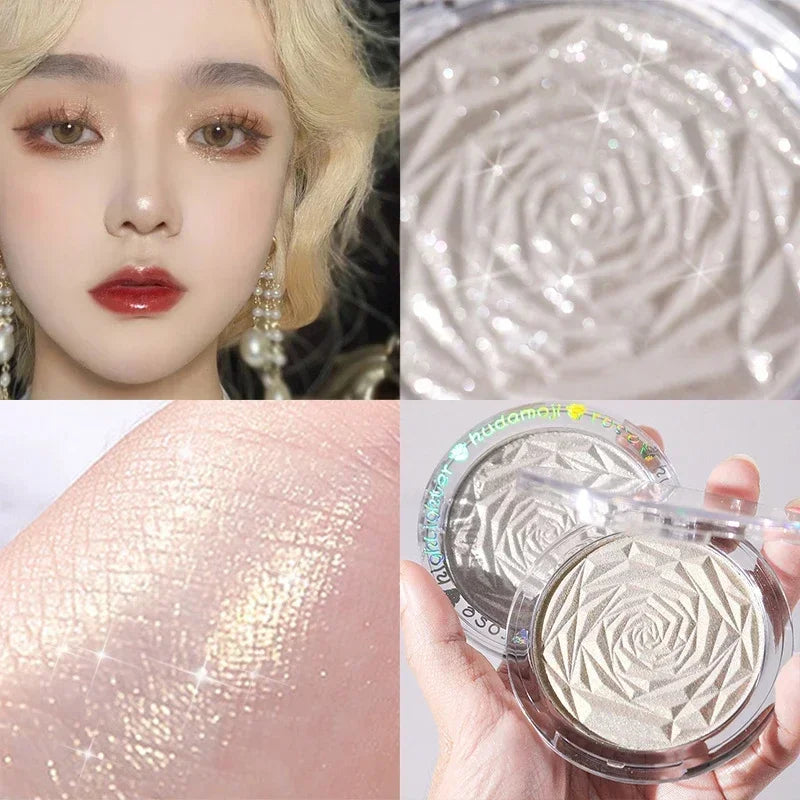 6 Colors Diamond Highlighter Powder Palette Glitter Face Contour Brighten Makeup Shimmer Ultra-concentrated Illuminate Cosmetic - AliExpress 66