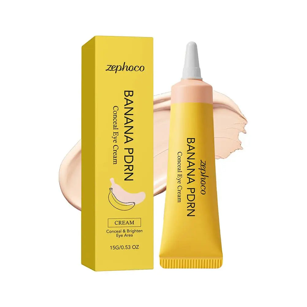 Premium Dark Circles Eye Concealer Banana Pdrn Cover Blemishes Brightener Lightweight Non-sticky Under-Eye Concealer Moisturizer