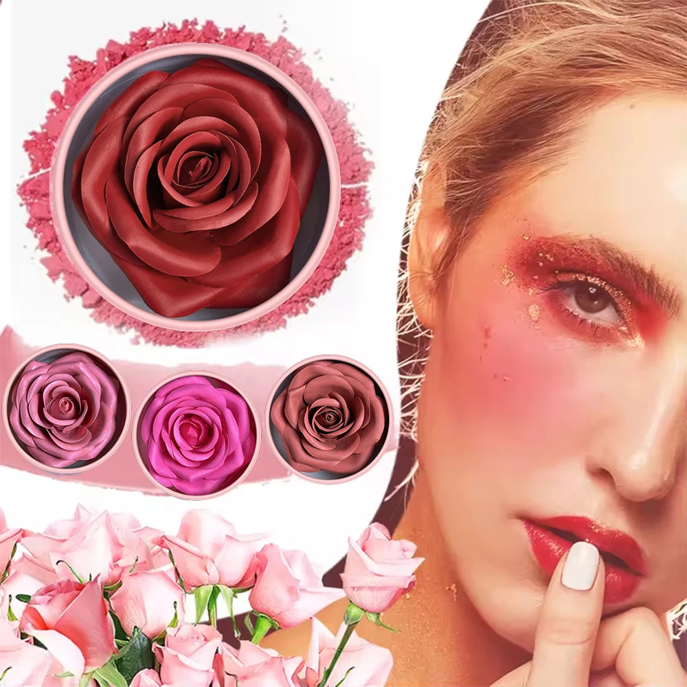 Single Color Matte Petal Blush Palette Highgloss Contouring Cream Contour Makeup Rouge for Women Beauty Cosmetics Makeup Palette - AliExpress 66