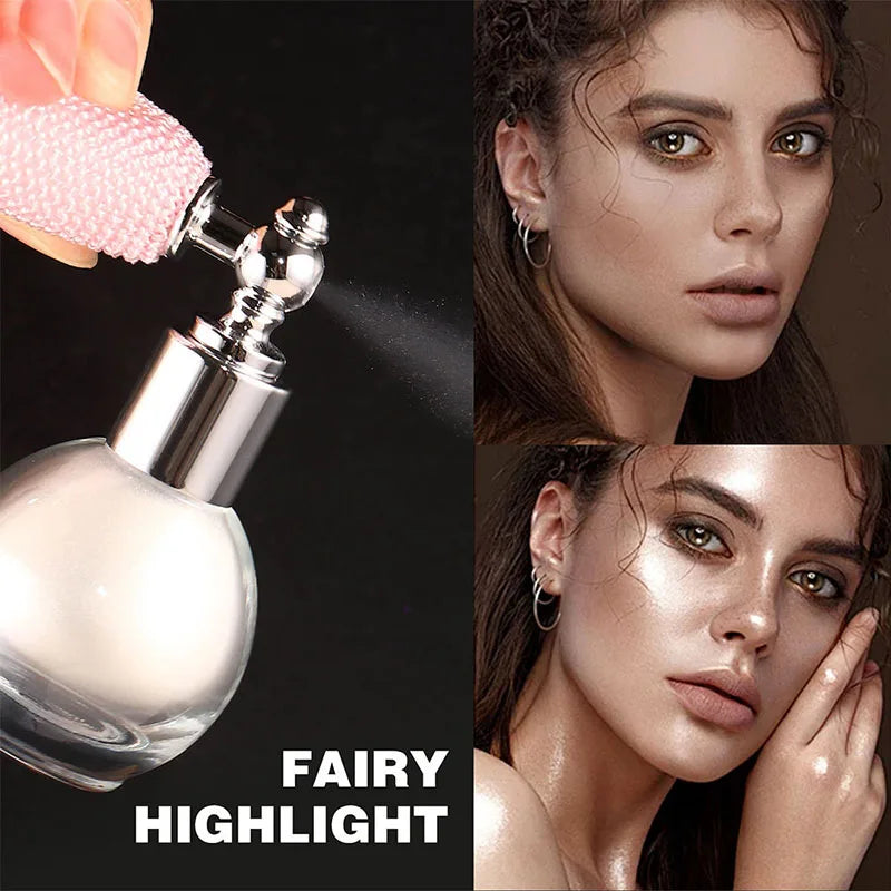 Diamond High Gloss Glitter Spray Highlighter Powder Brighten Polarization Fairy Powder Face Body Illuminator Makeup Cosmetics - AliExpress 66
