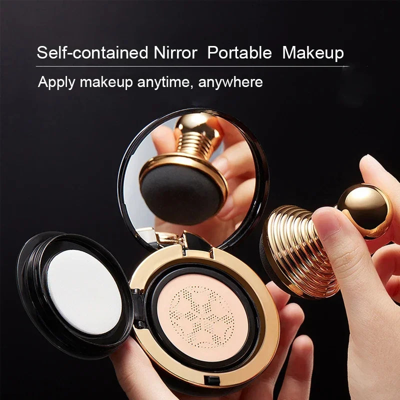 Mushroom Head Air Cushion BB Cream with Sponge Puf Brightening Moisturizing Foundation Concealer Whitening Base Makeup Cosmetics - AliExpress 66