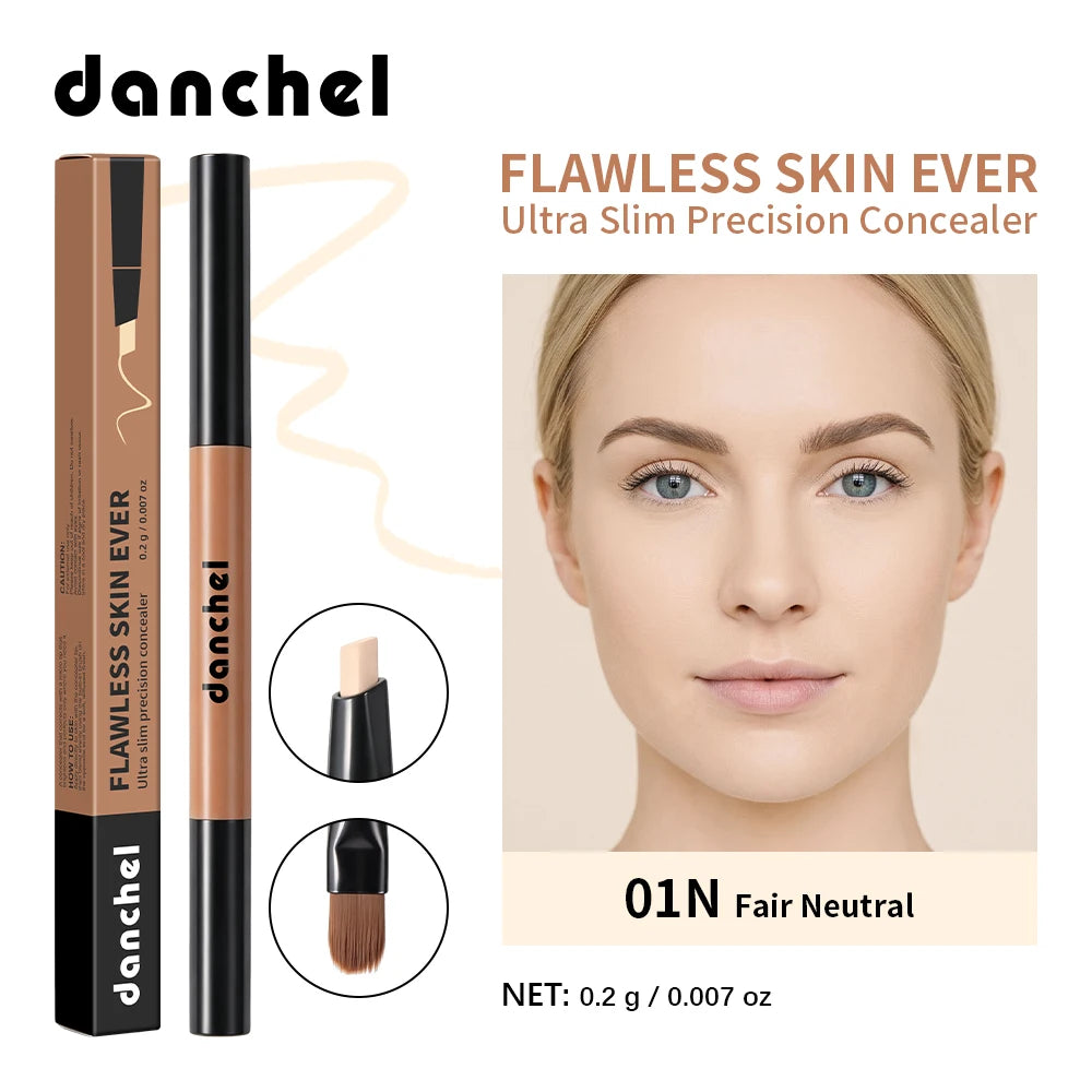 Flawless Skin Ever Dual?End Concealer Pen 8 Shades Full Coverage Long Lasting Blendable Face Concealer Makeup with Brush - AliExpress 66