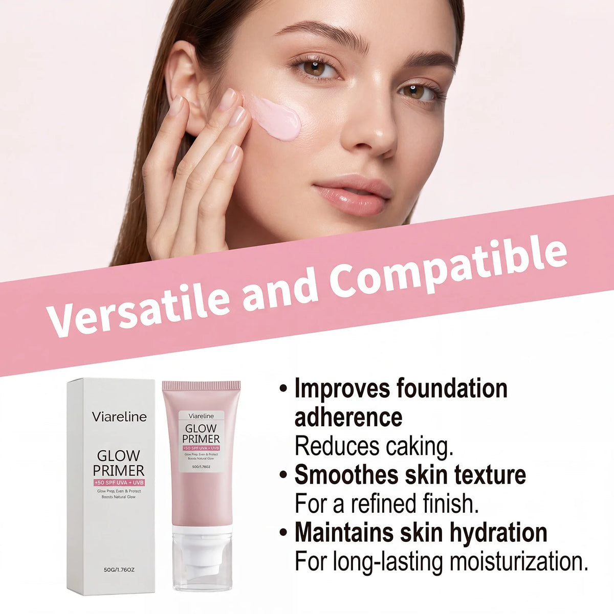 New Makeup Primer Cream Lasting Moisturize Refreshing Make Up Base Cosmetics All Skin Types Korea Lightweight Oil-Control Primer