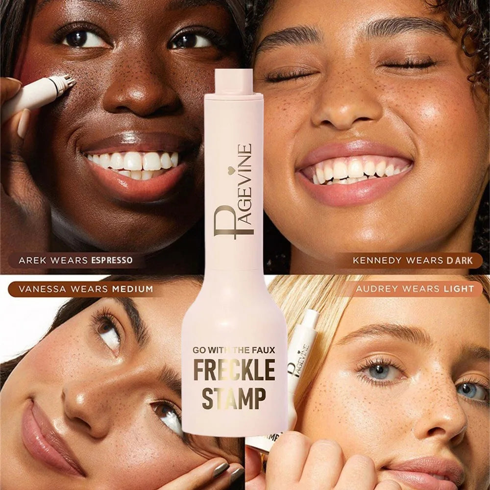 Facial Freckle Stamp Pencil,Natural Makeup for Freckles,Dark Spots, Moles,Waterproof,not easy to fade Concealer,Feminine Contour