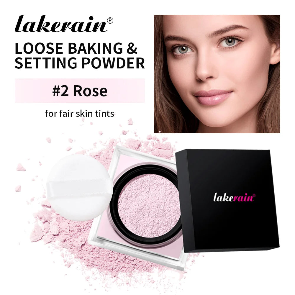 Loose Baking&Setting Powder and Puff Long Lasting Waterproof Oil Control Matte Setting Powder Natural Brightening Face Cosmetics - AliExpress 66