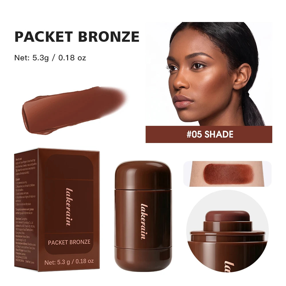 Cream Bronzer Stick Portable Creamy Light Non Sticky Texture Easy Blend For Face Contour Shaping Bronzing Makeup - AliExpress 66